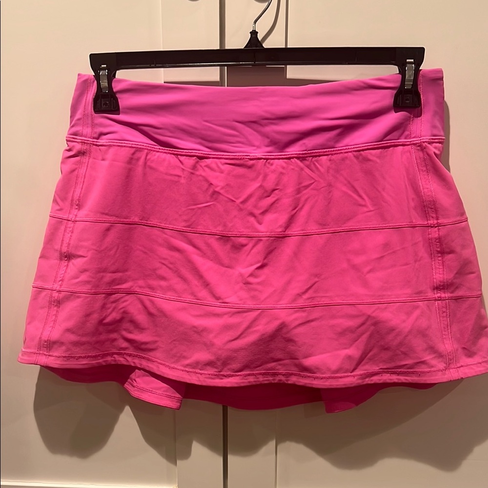 Lululemon Pace Rival Pink Athletic Skort Long